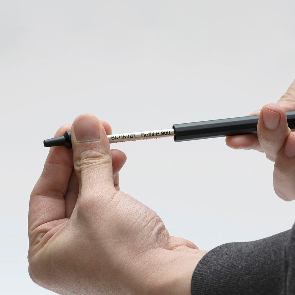 Ballpoint Pen, good ballpoint pens, best ballpoint pen for drawing, high quality stationery, SCHMIDT Refill P900M, Schmidt Ballpoint Refill, 0.7mm, Black Ink, Compatible with Parker Style Refill,