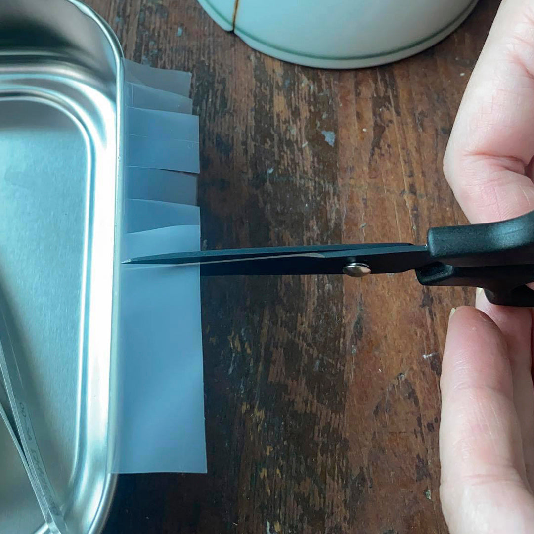 exacto scissors, scissors, leather case