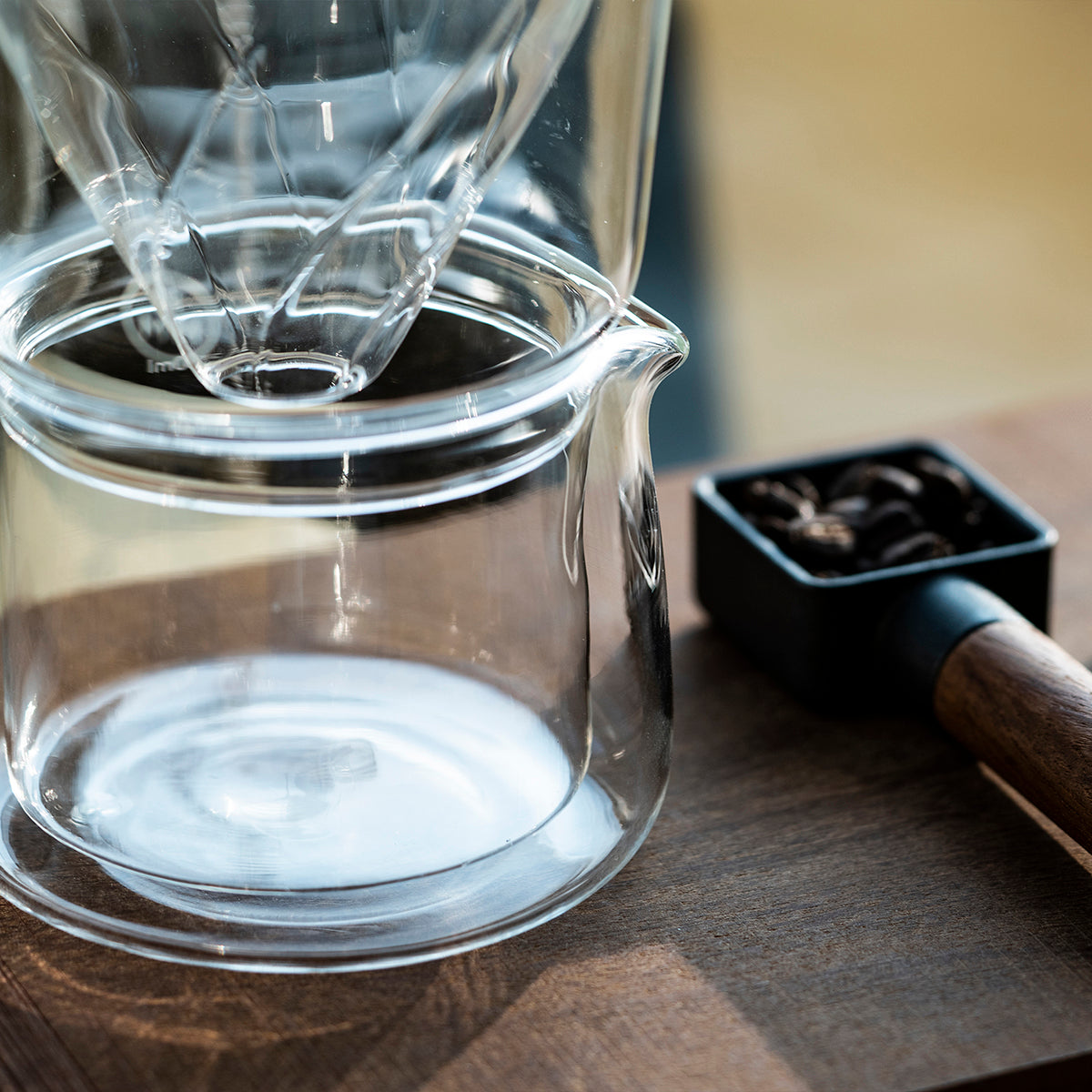 glass coffee dripper set, glass brewing kit, HMM Gaze