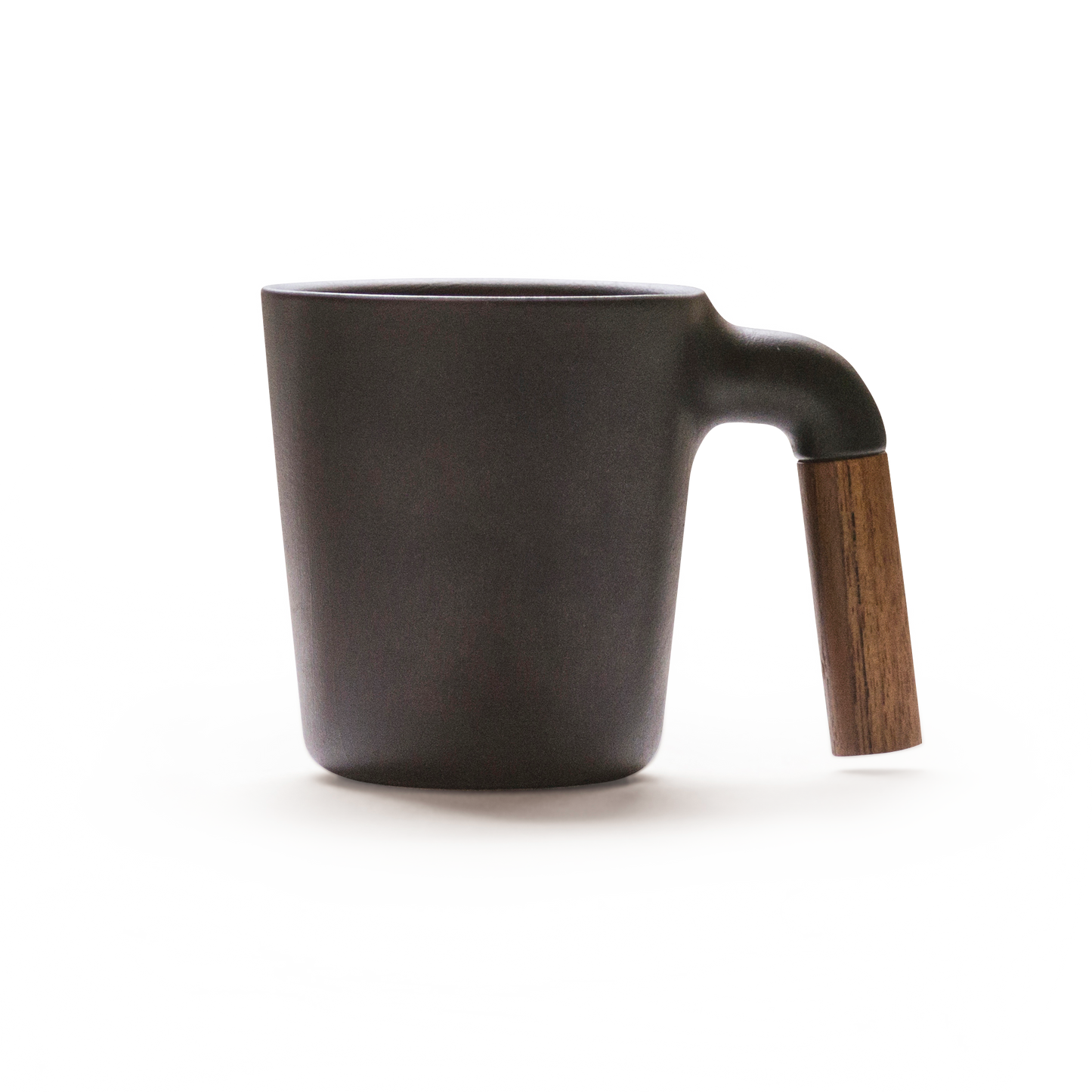 HMM signature product. Unique ceramic with walnut wood mug , Ceramic Coffee Mugs, Handmade Pottery Mug, Ceramic Cup with Wooden Handle, Japanese ceramic, walnut wood, Housewarming Wedding Present,