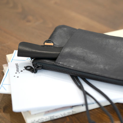 ballpoint pen, leather pen case, giftpack