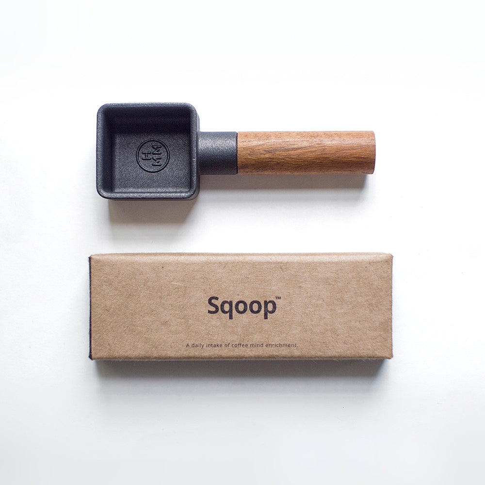 Coffee Scoop, Coffee Spoon, Coffee Measuring Spoon, coffee scoop for ground coffee 2 tablespoon, coffee bean scoop, Made of cast iron and walnut, Walnut Handle,