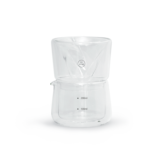 Pour Over Coffee Maker, Pour Over Coffee Dripper, Coffee Dripper Filter, Pour Over Coffee Filter, Pour Over Coffee Accessories, Double wall insulated glass, double-walled keeps the coffee warm longer,