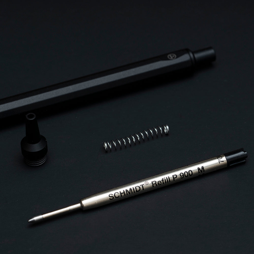 metal ballpoint pen, stationery, schmidt refill P900M